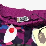Shorts Bape Camo Shark Shorts Purple - Image 6