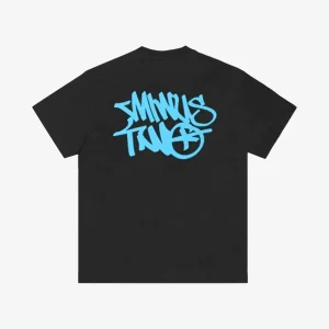 T-Shirt Minus Two Black/Blue
