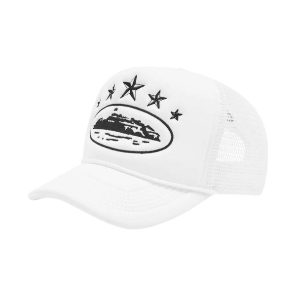 d99047_3342-1.jpg Cap Corteiz 5 Starz Alcatraz Hat White - Image 1
