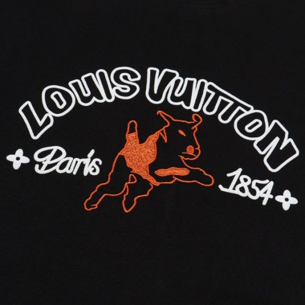 T-shirt Louis Vuitton Paris 1854 Black - Image 2