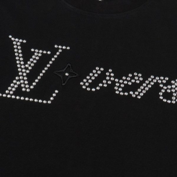 T-shirt Louis Vuitton LV Lovers Black - Image 4