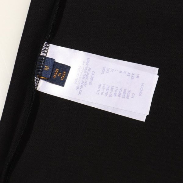 T-shirt Louis Vuitton LV Lovers All Black - Image 3