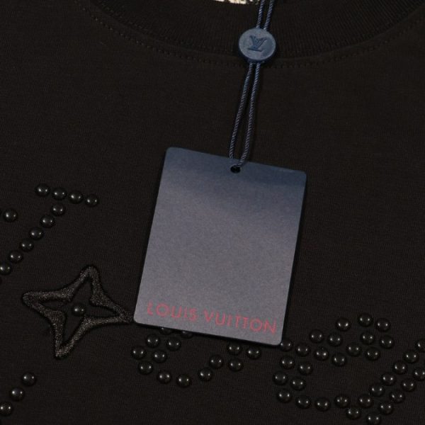 T-shirt Louis Vuitton LV Lovers All Black - Image 4