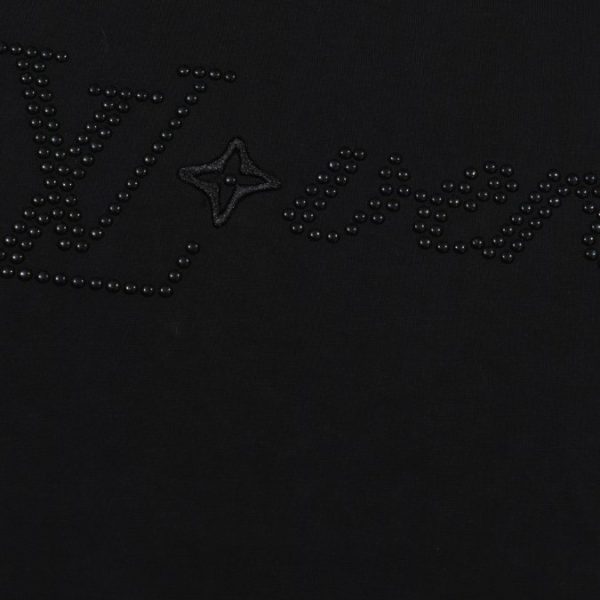 T-shirt Louis Vuitton LV Lovers All Black - Image 5