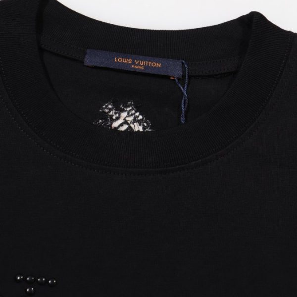 T-shirt Louis Vuitton LV Lovers All Black - Image 6