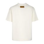 Louis Vuitton LV White T-shirt Blue Floral Logo - Image 2