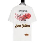 T-shirt Louis Vuitton LV White NBA Patches - Image 2