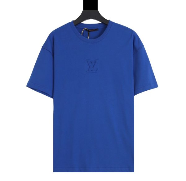 d99160_22556-1.jpg T-shirt Louis Vuitton LV Blue Embroidered Logo - Image 1