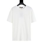 T-shirt Louis Vuitton LV White Embroidered Logo