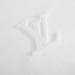 T-shirt Louis Vuitton LV White Embroidered Logo - Image 4