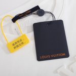 T-shirt Louis Vuitton LV White Embroidered Logo - Image 5