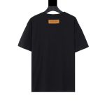 T-shirt Louis Vuitton LV Black Embroidered Logo - Image 2