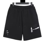 Shorts Louis Vuitton LV Black Embroidered Tools