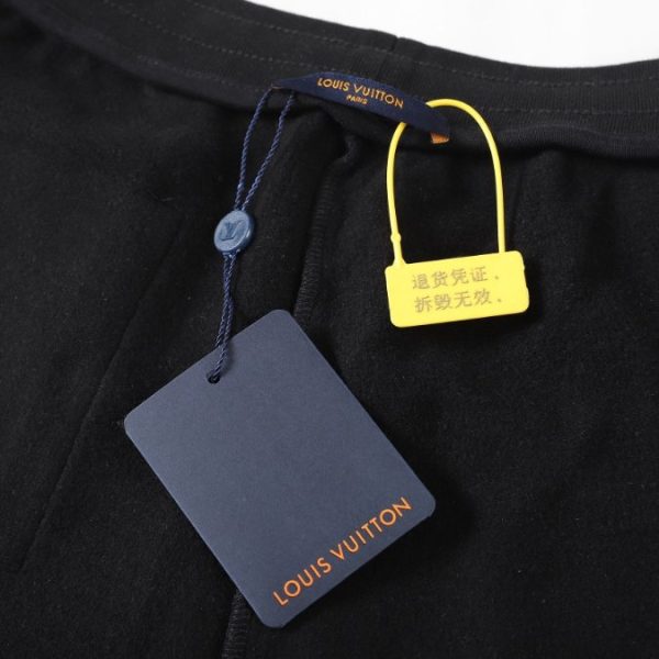 Shorts Louis Vuitton LV Black Embroidered Tools - Image 3