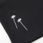 Shorts Louis Vuitton LV Black Embroidered Tools - Image 6