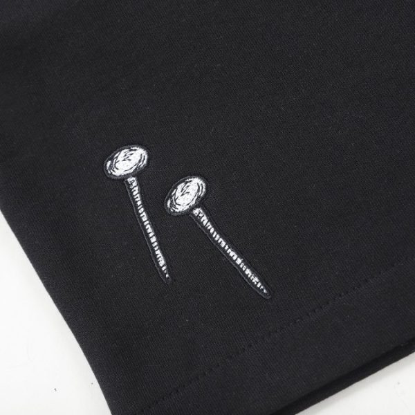 Shorts Louis Vuitton LV Black Embroidered Tools - Image 6