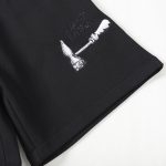 Shorts Louis Vuitton LV Black Embroidered Tools - Image 7