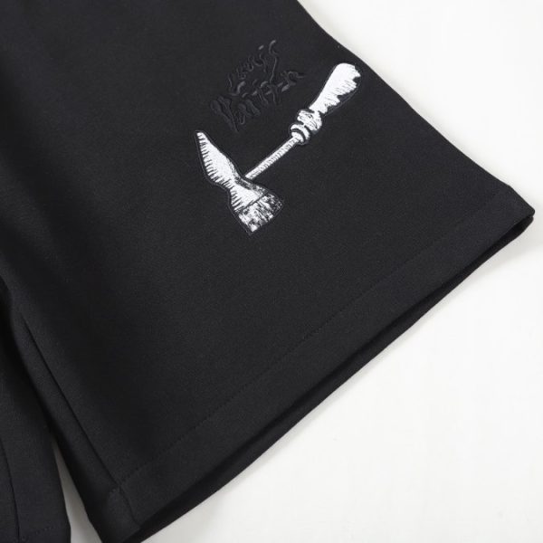 Shorts Louis Vuitton LV Black Embroidered Tools - Image 7
