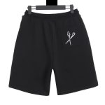 Shorts Louis Vuitton LV Black Embroidered Tools - Image 8