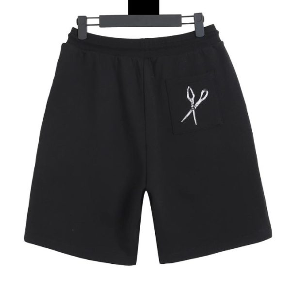 Shorts Louis Vuitton LV Black Embroidered Tools - Image 8