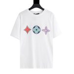 T-shirt Louis Vuitton LV White Colorful Symbols