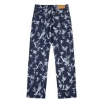 Jeans Louis Vuitton LV Blue Floral Print - Image 2