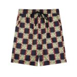 Set Louis Vuitton LV Checkered Print Shorts - Image 4
