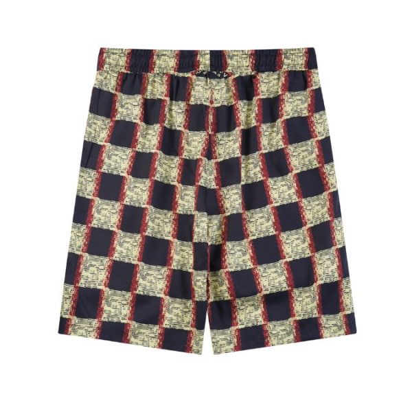 Set Louis Vuitton LV Checkered Print Shorts - Image 5