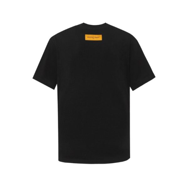 T-shirt Louis Vuitton LV Black Gradient Logo - Image 5