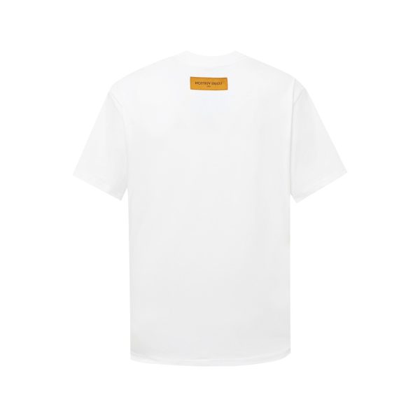 T-shirt Louis Vuitton LV White Gradient Logo - Image 2