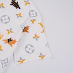 T-shirt Louis Vuitton LV White Orange Gray - Image 4