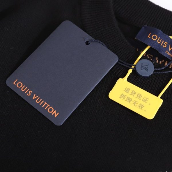 T-shirt Louis Vuitton LV Black Colorful Face - Image 4