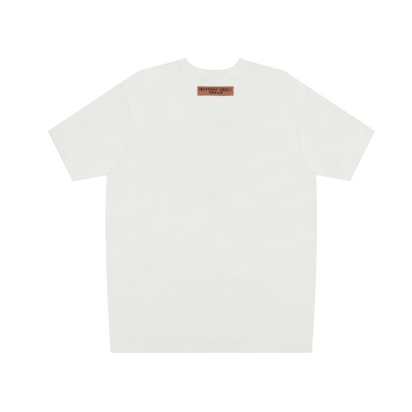 T-shirt Louis Vuitton LV White Pink Logo - Image 2