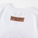 T-shirt Louis Vuitton LV White Pink Logo - Image 4