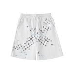 Shorts Louis Vuitton LV White Blue Monogram