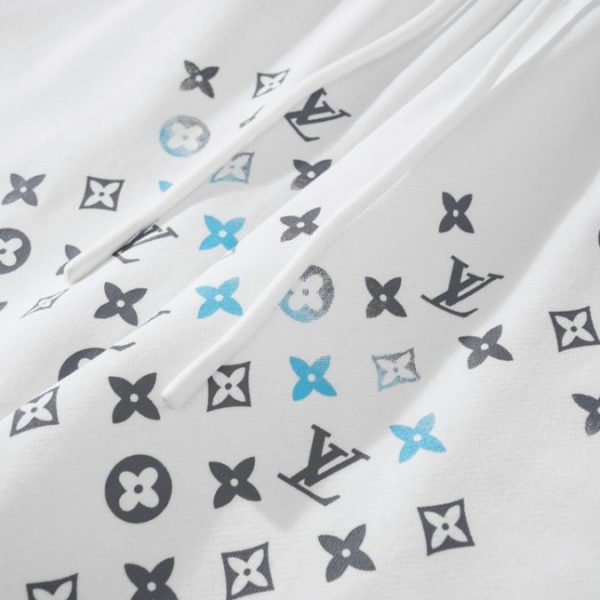 Shorts Louis Vuitton LV White Blue Monogram - Image 4