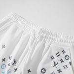 Shorts Louis Vuitton LV White Blue Monogram - Image 5