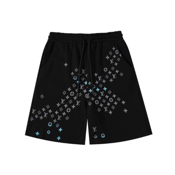 d99275_16125-1.jpg Shorts Louis Vuitton LV Black Blue Monogram - Image 1