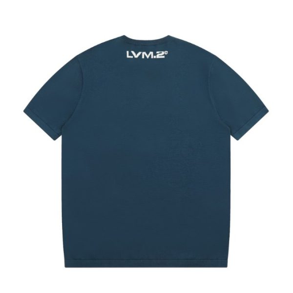 T-shirt Louis Vuitton LV Blue Logo Patch - Image 2