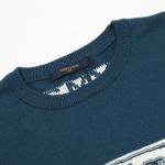 T-shirt Louis Vuitton LV Blue Logo Patch - Image 4