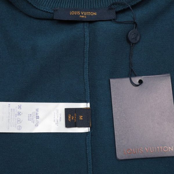 T-shirt Louis Vuitton LV Blue Logo Patch - Image 5