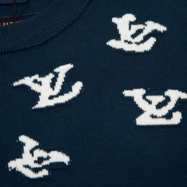 T-shirt Louis Vuitton LV Blue Jazz Design - Image 3