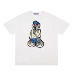 T-shirt Louis Vuitton Cartoon Embroidery