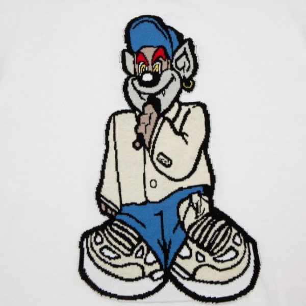T-shirt Louis Vuitton Cartoon Embroidery - Image 3