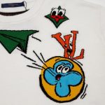 T-shirt Louis Vuitton LV Cartoon Plane - Image 3