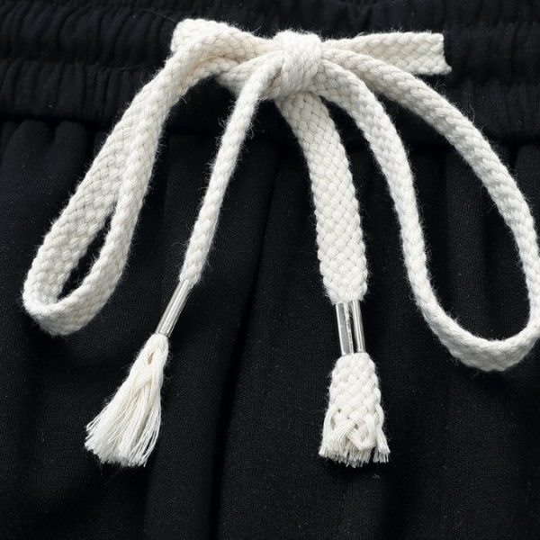 Pants Louis Vuitton Black Drawstring - Image 5