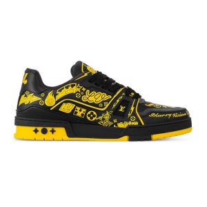 Louis Vuitton LV Trainer Sneaker Black/Yellow