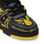 Louis Vuitton LV Trainer Sneaker Black/Yellow - Image 4