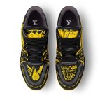 Louis Vuitton LV Trainer Sneaker Black/Yellow - Image 5