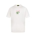 T-shirt Louis Vuitton White Floral Logo